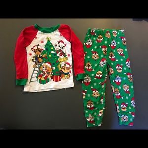 4T Paw Patrol Christmas Jammies